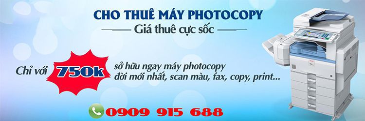 Dịch vụ cho thuê máy photocopy giá rẻ của Thuận Phát