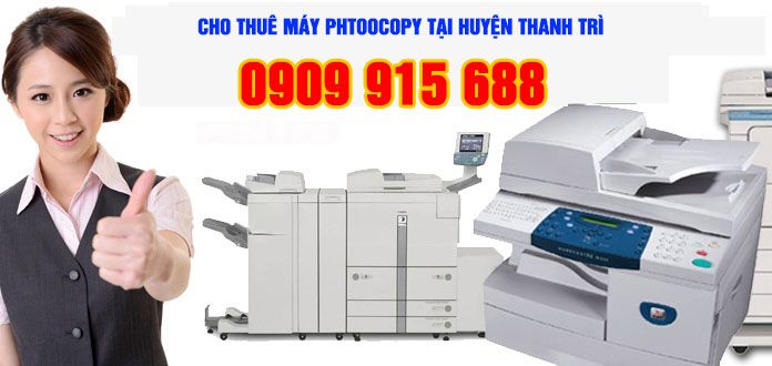 Lợi ích khi thuê máy photocopy tại huyện Thanh Trì
