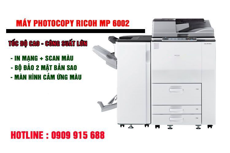 Chất lượng máy Ricoh sử dụng có tuổi thọ cao và hiêu quả